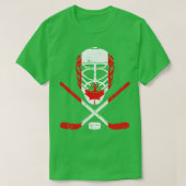 Hockeyuitrusting Canadese vlag IJshockey T-shirt (Design voorkant)