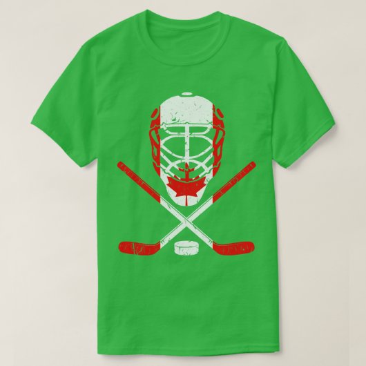 Hockeyuitrusting Canadese vlag IJshockey T-shirt (Design voorkant)