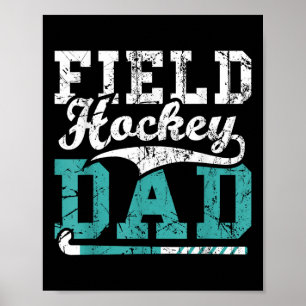 Hockeyvader - Hockeyspeler Hockeyfan Poster
