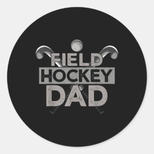 Hockeyvader Hockeyvader Ronde Sticker