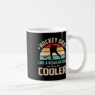 Hockeyvader zoals een gewone vader maar koelere ho koffiemok