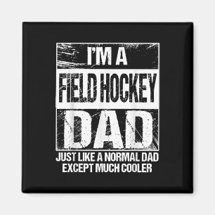 Hockeyvadercadeau Field Hockey Speler Cadeau Vet Magneet