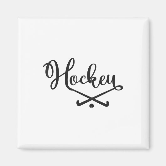 Hockeyveld Hockey _9  Magneet (Voorkant)