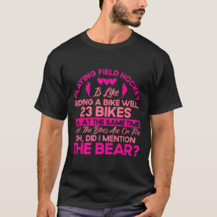 Hockeyveld Hockey spelen is als T-shirt