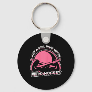 Hockeywedstrijd - Gewoon een meisje dat van veldho Sleutelhanger