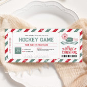 Hockeywedstrijd Kerstcadeaukaartje Kaart