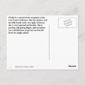 Hockie Orangutan - een meisje met speciale behoeft Briefkaart (Achterkant)