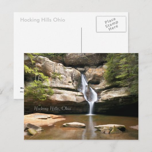 Hocking Hills Briefkaart (Voorkant / Achterkant)