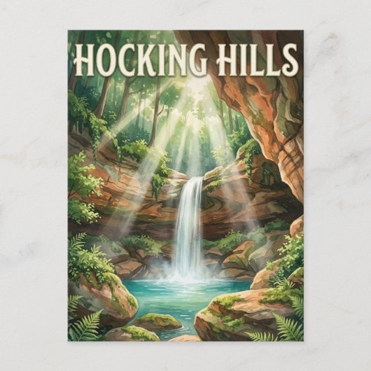 Hocking Hills Briefkaart (Voorkant)