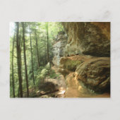 Hocking Hill's Cliff Briefkaart (Voorkant)