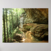 Hocking Hills Cliff Poster (Voorkant)