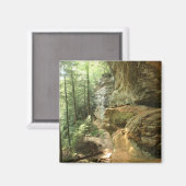Hocking Hills klif magneet (Voorkant / Achterkant)