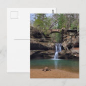 Hocking Hills Ohio Iconische waterval Briefkaart (Voorkant / Achterkant)