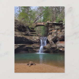 Hocking Hills Ohio Iconische waterval Briefkaart