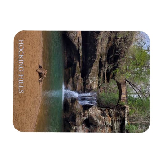 Hocking Hills Ohio Iconische waterval Magneet (Horizontaal)