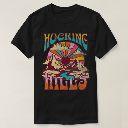 Hocking Hills Ohio Natuur Hikking Mountains Outdoo T-shirt (Design voorkant)