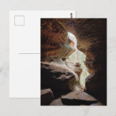 Hocking Hills Ohio Rockhouse Cave Briefkaart (Voorkant / Achterkant)