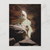Hocking Hills Ohio Rockhouse Cave Briefkaart (Voorkant)
