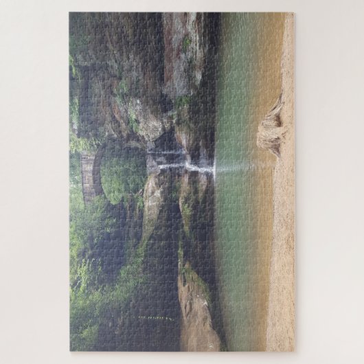 Hocking Hills op het oude Man Cave Trail Upper Her Legpuzzel (Verticaal)