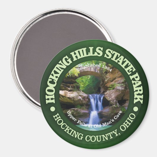 Hocking Hills State Park Magneet (Voorkant / Achterkant)