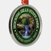 Hocking Hills State Park Metalen Ornament (Rechts)