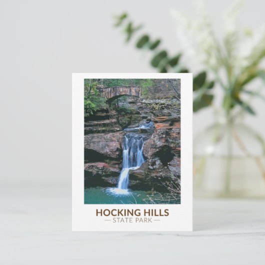 Hocking Hills State Park Ohio Art Briefkaart (Staand voorkant)