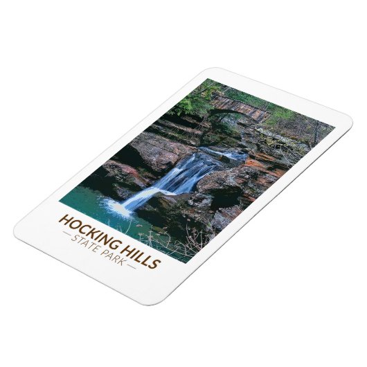 Hocking Hills State Park Ohio Art Magneet (Linkerzijde)