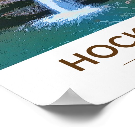 Hocking Hills State Park Ohio Art Poster (Hoek)