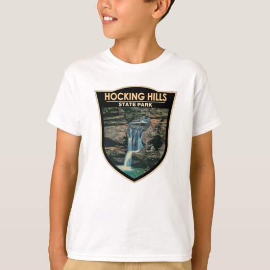 Hocking Hills State Park Ohio Art T-shirt (Voorkant)