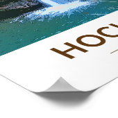 Hocking Hills State Park Ohio Kunst Poster (Hoek)