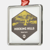 Hocking Hills State Park, Ohio Metalen Ornament (Links)