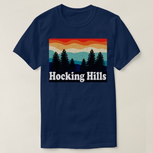 Hocking Hills State Park Ohio Retro T-shirt (Design voorkant)