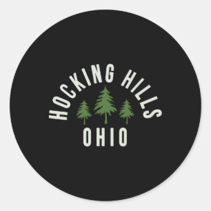Hocking Hills State Park Ohio Souvenir Wandelen Ronde Sticker