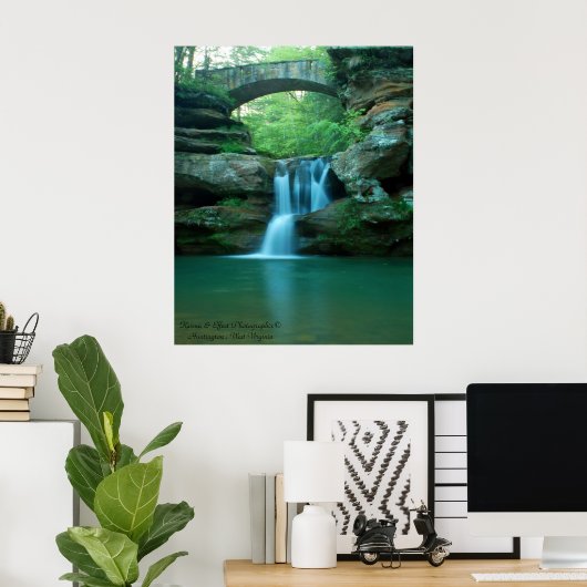Hocking Hills State Park Poster (Thuiskantoor)