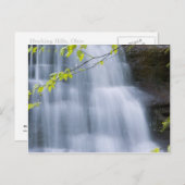 Hocking Hills Waterfall Briefkaart (Voorkant / Achterkant)