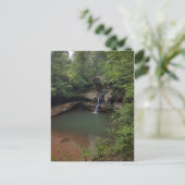 Hocking Hills Waterfall Briefkaart (Staand voorkant)