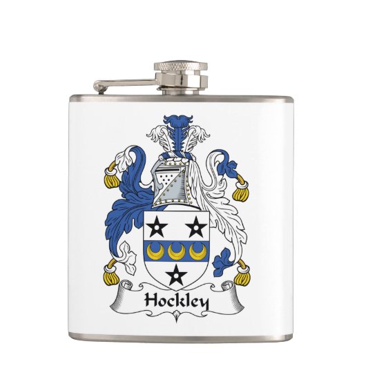 Hockley Family Crest Heupfles (Voorkant)