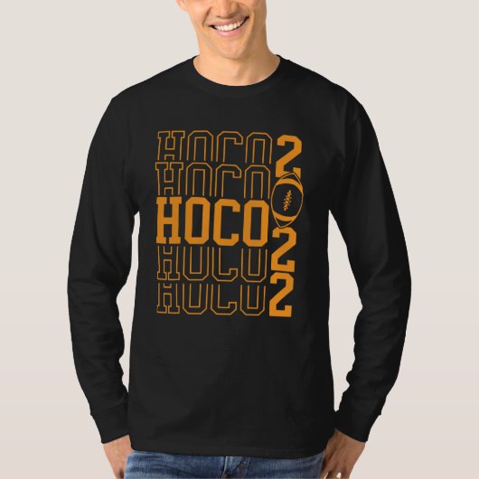 Hoco 2022 American Football Homecoming Game T-shirt (Voorkant)