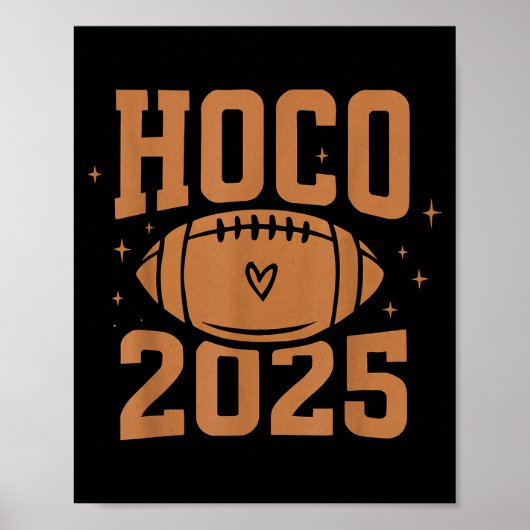 Hoco 2025 middelbare school reünie poster (Voorkant)