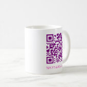 HOCO Nodig QR-code uit Message.w Koffiemok (Voorkant rechts)