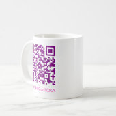 HOCO Nodig QR-code uit Message.w Koffiemok (Voorkant links)