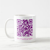 HOCO Nodig QR-code uit Message.w Koffiemok (Links)