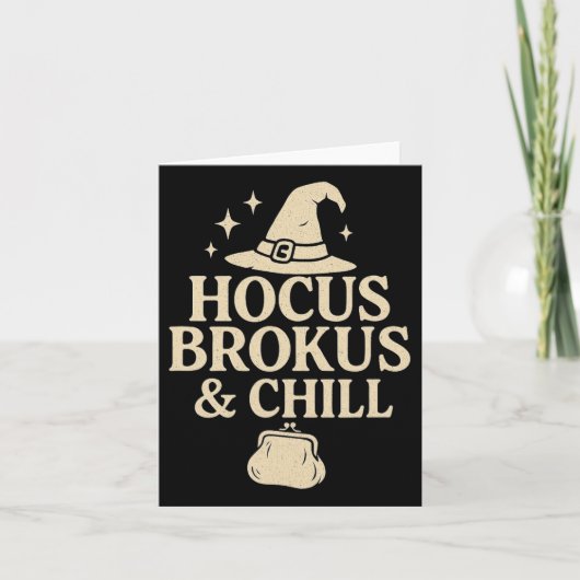 Hocus Brokus En Chillen Kaart (Voorkant)