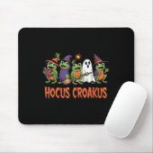 Hocus Croakus Frog Halloween Magic Spell Funny Wit Muismat (Met muis)