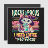 Hocus Focus - Ik heb koffie nodig om me te concent (Voorkant / Achterkant)