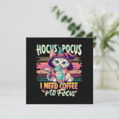Hocus Focus - Ik heb koffie nodig om me te concent (Staand voorkant)