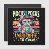 Hocus Focus - Ik heb koffie nodig om me te concent (Voorkant / Achterkant)