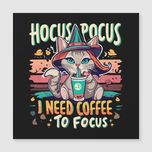 Hocus Focus - Ik heb koffie nodig om me te concent (Voorkant)
