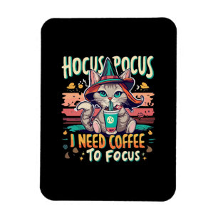 Hocus Focus - Ik heb koffie nodig om me te concent Magneet