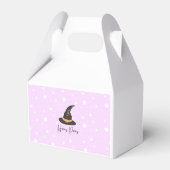 Hocus Mocus Magic Witch Pet Halloween Favor Box Bedankdoosjes (Achterkant)